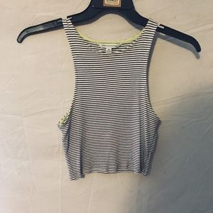 striped crop top
